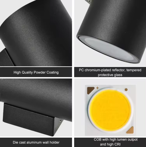 Ouwa series - Đèn hắt tường hắt cột ngoài trời