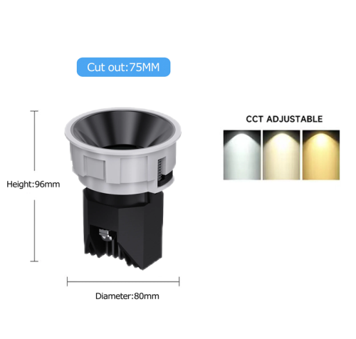 Stronn series - LED spotlight chiếu sáng góc rộng