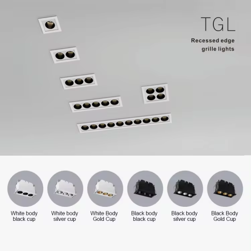 XRIO series - LED spotlight chiếu sáng chung mặt vuông